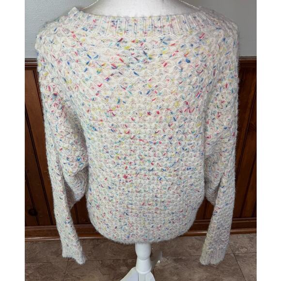 Womens SMP Saturday Morning Pancakes Confetti Chunky Knit Sweater‎ Size S/M - Picture 4 of 8